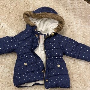 Carter's White Fleece Jacket